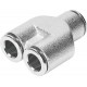 Racor Rápido en Y NPQM-Y-Q8-E-P10 Ref. FESTO 558800