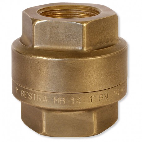 Válvula Retención disco GESTRA roscada MB14 LATÓN/ss DN20 3/4" BSP