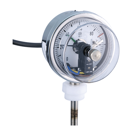 Contacto Electrico Superficie Termómetro Ø160mm Contacto Máxima-Mínima NA M11