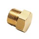 RACOR DE COMPRESION RACOR UNIVERSAL LATON ACCESORIO TAPON EXTREMO TUBO, ROSCA METRICA CILINDRICA D6M