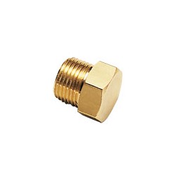 RACOR DE COMPRESION RACOR UNIVERSAL LATON ACCESORIO TAPON EXTREMO TUBO, ROSCA METRICA CILINDRICA D6M