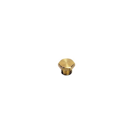 TAPON HEXAGONAL MACHO BSP CILINDRICO Y MET. G1/4