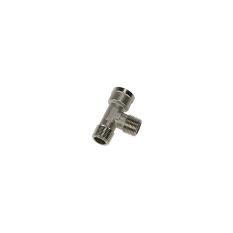 ACCESORIO ROSCADO ADAPTOR EN LATON NIQUELADO MACHO/HEMBRA TE MACHO BSPT BSPP FINAL FEMENINA ROSCA R1