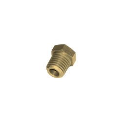 ACCESORIO ROSCADO ADAPTADORES DE LATON ACCESORIO TAPON HEXAGONAL ROSCA MACHO NPTF ROSCA NPTF1/8