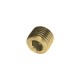 ACCESORIO ROSCADO ADAPTADORES DE LATON ACCESORIO TAPON HEAXAGONAL INTERIOR MACHO NPTF ROSCA NPTF1/8