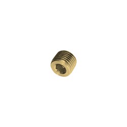ACCESORIO ROSCADO ADAPTADORES DE LATON ACCESORIO TAPON HEAXAGONAL INTERIOR MACHO NPTF ROSCA NPTF1/8