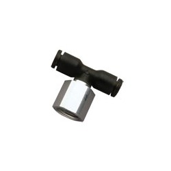RACOR INSTANTANEO LF3000 POLIMERO HR PARA AIRE COMPRIMIDO IMPLANTACION TE ORIENTABLE ROSCA HEMBRA NP