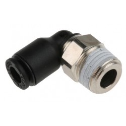 RACOR INSTANTANEO LF3000 POLIMERO HR CODO orientable Cónico, ROSCA MACHO Ref. LEGRIS 3109 55 10