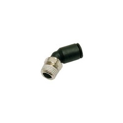 RACOR INSTANTANEO LF3000 POLIMERO HR PARA AIRE COMPRIMIDO IMPLANTACION CODO 45[ ORIENTABLE, ROSCA MA