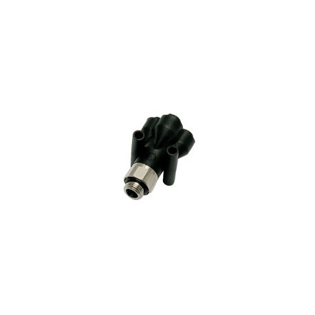 RACOR INSTANTANEO LF3000 POLIMERO HR PARA AIRE COMPRIMIDO IMPLANTACION RACOR DE ENTRADA EN Y DOBLE R