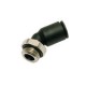 RACOR INSTANTANEO LF3000 POLIMERO HR PARA AIRE COMPRIMIDO IMPLANTACION CODO 45[ ORIENTABLE ROSCA MAC