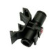 RACOR INSTANTANEO LF3000 POLIMERO HR PARA AIRE COMPRIMIDO UNION BORNE DE CONEXION PARA 2 TUBOS EN LI