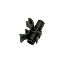 RACOR INSTANTANEO LF3000 POLIMERO HR PARA AIRE COMPRIMIDO UNION BORNE DE CONEXION PARA 2 TUBOS EN LI