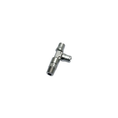 RACOR INSTANTANEO LF3600 LATON NIQUELADO PARA LIQUIDOS Y GASES IMPLANTACION TE ORIENTABLE, ROSCA MAC