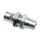 Racord Unión Doble Igual Pasatabiques Latón niquelado Ø8mm Ref. Legris 3616 08 00