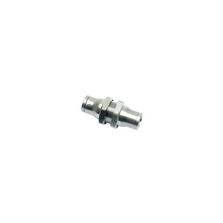 Racord Unión Doble Igual Pasatabiques Latón niquelado Ø8mm Ref. Legris 3616 08 00