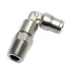 RACOR CODO ELEVADO ORIENTABLE MACHO BSP CONICO D8 1/4