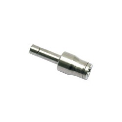 RACOR INSTANTANEO LF3600 LATON NIQUELADO PARA LIQUIDOS Y GASES ENCLAVABLE ADAPTADOR DE TUBO MILIMETR