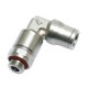 RACOR INSTANTANEO LF3600 LATON NIQUELADO PARA LIQUIDOS Y GASES IMPLANTACION RACOR DE ENTRADA CODO EL