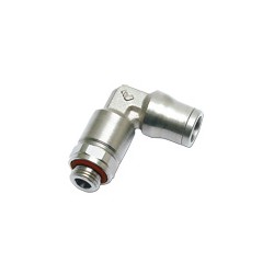 RACOR INSTANTANEO LF3600 LATON NIQUELADO PARA LIQUIDOS Y GASES IMPLANTACION RACOR DE ENTRADA CODO EL