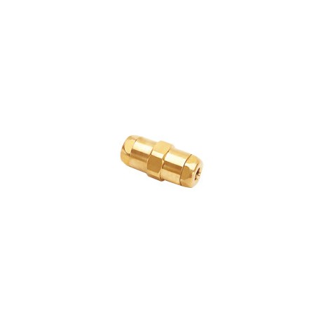 RACOR INSTANTANEO LF6100 LATON PARA LUBRICACION UNION UNION DOBLE IGUAL D4MM JUNTA NBR