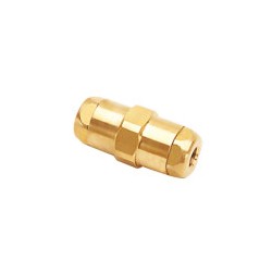 RACOR INSTANTANEO LF6100 LATON PARA LUBRICACION UNION UNION DOBLE IGUAL D8MM JUNTA NBR