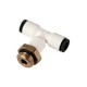 RACOR INSTANTANEO LF RESPIRACION Y FLUIDOS MEDICOS IMPLANTACION TE ORIENTABLE MACHO CENTRAL BSP CIL.