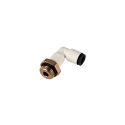 RACOR INSTANTANEO LF RESPIRACION Y FLUIDOS MEDICOS IMPLANTACION CODO ORIENTABLE MACHO BSP CIL. METRI
