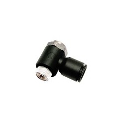 RACOR CON FUNCION NEUMATICA RACOR REGULATOR DE CAUDAL VERSION POLIMERO BANJO CON TORNILLO OCULTO RAC