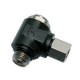 RACOR CON FUNCION NEUMATICA RACOR REGULADOR DE CAUDAL VERSION METALICA BANJO LATON CON TORNILLO OCUL