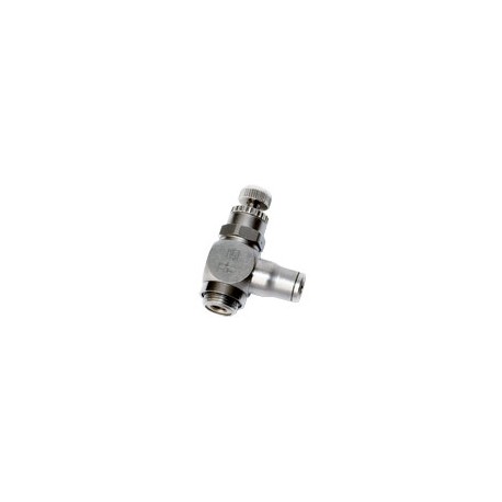 RACOR CON FUNCION NEUMATICA RACOR REGULADOR DE CAUDAL VERSION METALICA LATON BANJO CON TORNILLO EXTE