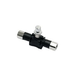 RACOR CON FUNCION NEUMATICA RACOR REGULATOR DE CAUDAL VERSION POLIMERO EN LINEA EN LINEA DE CONEXION