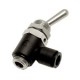 VALVULA 3/2 PALANCA MACHO BSP CILINDRICO D8 1/4