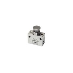 RACOR CON FUNCION NEUMATICA RACOR REGULADOR DE CAUDAL VERSION METALICA ACERO INOXIDABLE EN LINEA CON