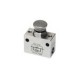 RACOR CON FUNCION NEUMATICA RACOR REGULADOR DE CAUDAL VERSION METALICA ACERO INOXIDABLE EN LINEA CON