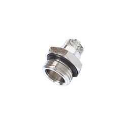 RACOR DE COMPRESION CONECTOR PL IMPLANTACION RACOR DE ENTRADA RECTO ROSCA MACHO METRICA CIL D6x8MM R