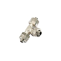RACOR DE COMPRESION CONECTOR PL UNION TE IGUAL D4x6MM