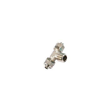 RACOR DE COMPRESION CONECTOR PL IMPLANTACION RACOR DE ENTRADA TE ROSCA MACHO CENTRAL BSP CON. D4x6MM