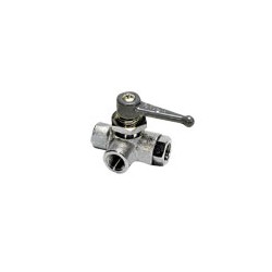 VALVULA 3V HEMBRA PASO CODO G1/8
