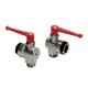VALVULA CODO M/H CON PURGA LIBRE G3/8