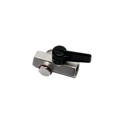 VALVULA INDUSTRIALE VALVULA EN LATON PARA BAJA Y MEDIA PRESION 2 VIAS RECTAS SERIE LIGERA ROSCA DOBL