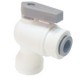 VALVULA INDUSTRIALE VALVULA DE POLIMERO VaLVULA POLIMERO LIQUIFIT MINI-VALVULAS POLIMERO EN CODO D1/