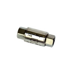 RACOR CON FUNCION NEUMATICA RACOR DE OBTURACION ANTI-RETORNO UNIDIRECCIONAL HEMBRA-HEMBRA BSPT ROSCA