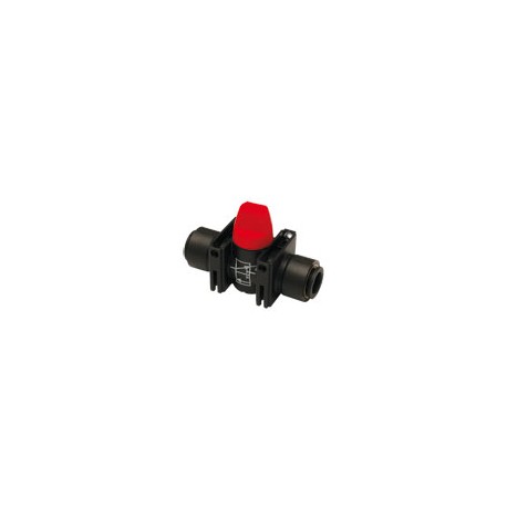 VALVULA INDUSTRIALE MINI-VALVULA DE 2 VIAS CON PURGA 3/2 CON PURGA DE CONEXION INSTANTANEA D10MM JUN