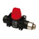 VALVULA INDUSTRIALE MINI-VALVULA DE 2 VIAS CON PURGA 3/2 CON PURGA MACHO CIL. Y CONEXION INSTANTANEA