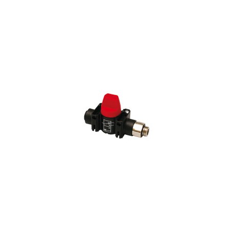 VALVULA INDUSTRIALE MINI-VALVULA DE 2 VIAS CON PURGA 3/2 CON PURGA MACHO CIL. Y CONEXION INSTANTANEA