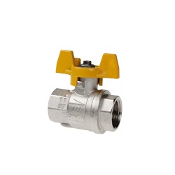 VALVULA INDUSTRIALE VALVULA EN LATON KC 2 VIAS RECTAS 2 VIAS RECTAS ROSCA G3/4 DN 20MM