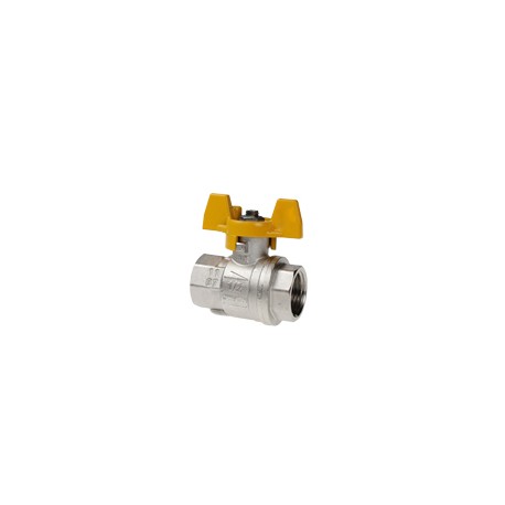 VALVULA INDUSTRIALE VALVULA EN LATON KC 2 VIAS RECTAS 2 VIAS RECTAS ROSCA G3/4 DN 20MM