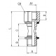 TORNILLO SIMPLE MACHO-HEMBRA 1/4