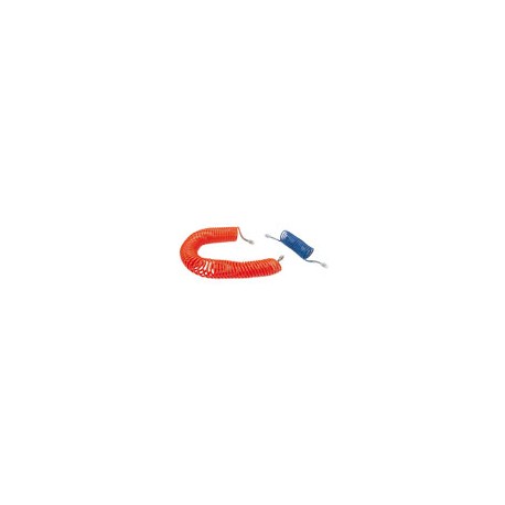 Tubo Poliamida Semi-Rígida Espiral Rosca BSPT 1/4 (Cenflex) Ø8x6mm Azul 6m Ref. 1472P08 04 13